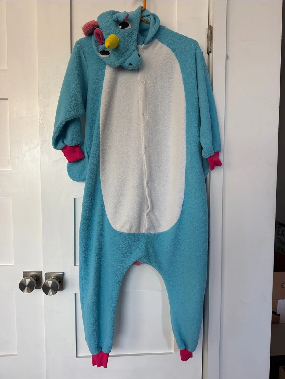 Kids Blue Unicorn Costume with Hood